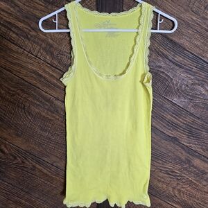 American Eagle Outfitters Bright Yellow Layering Y2K Camisole